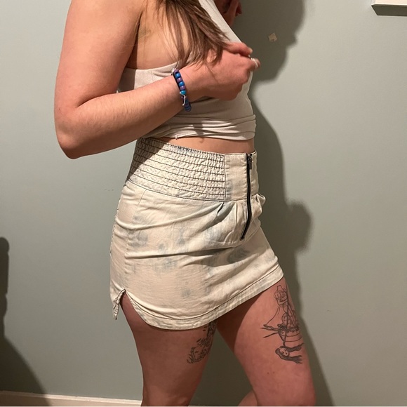 Roxy Sky Blue Acid Wash Skirt - Picture 13 of 13